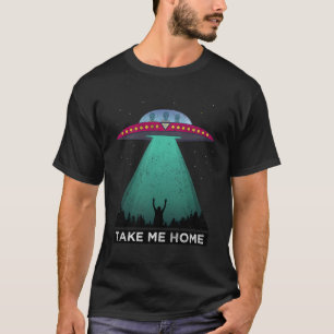 Llévame a casa Aliens Ufología camiseta de manga l