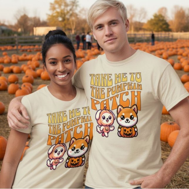 Llévame a la camiseta del parche de calabaza para  (Take Me to the Pumpkin Patch Shirt for Dog Lovers)