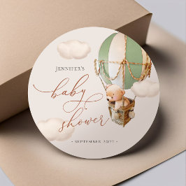 ¡Llevar Etiquetas Favorables! Pegatina redondo clá