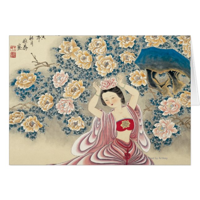 Llevar una flor en la cabeza (Anverso (Horizontal))