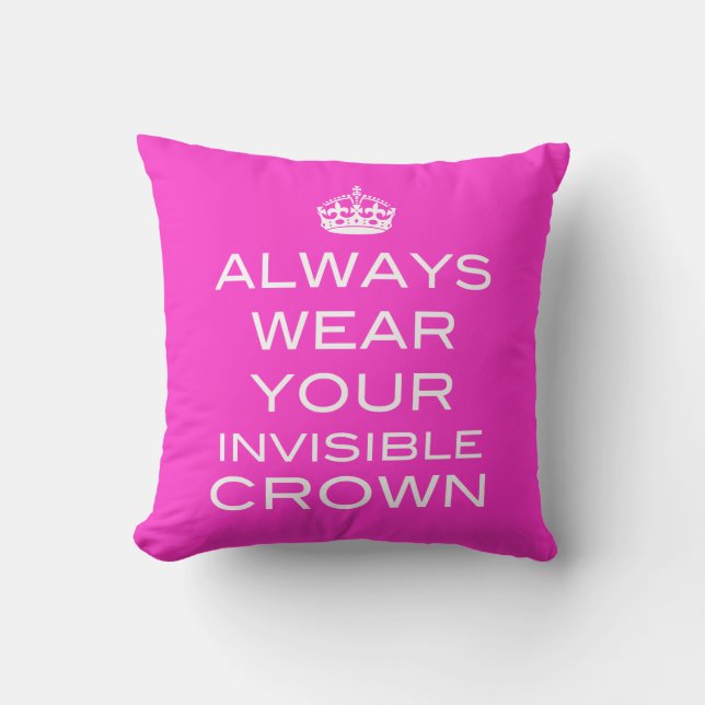 Lleve siempre su almohada invisible de la corona (Anverso)