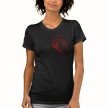Lleve su corazón en su camiseta