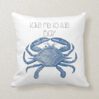 Lléveme a la almohada del cangrejo azul de la