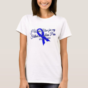 Llevo el azul para la camiseta sin fin del dolor