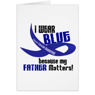 Llevo el azul para mi CÁNCER DE COLON del padre 3