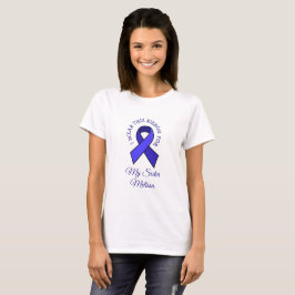 Llevo esta cinta ME CFS para camiseta personalizad
