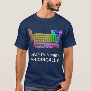 Llevo esta tabla de la camisa periódicamente de