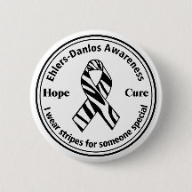 Llevo las rayas para alguien botón especial del