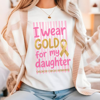 Llevo Oro por Mi Camiseta de Concientización sobre