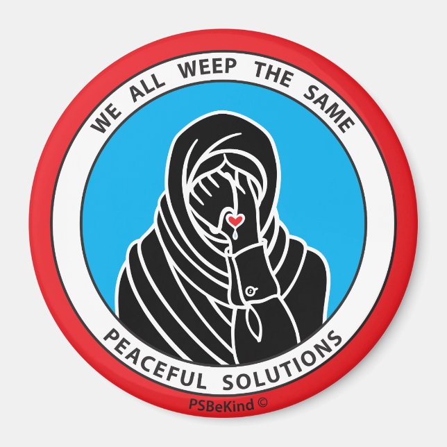 Lloramos igual 3 Red_3” Imán (Frente)