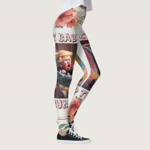 Llorar el bebé Trump Leggings
