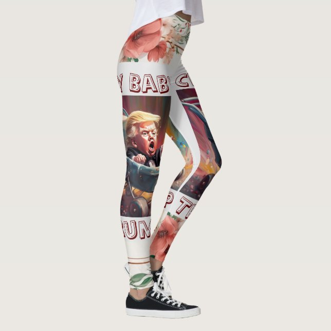 Llorar el bebé Trump Leggings (Derecha)