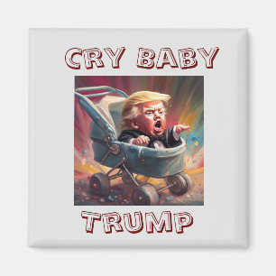Llorar el imán Trump del bebé