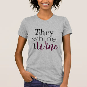 Lloriquean camiseta del vino de I