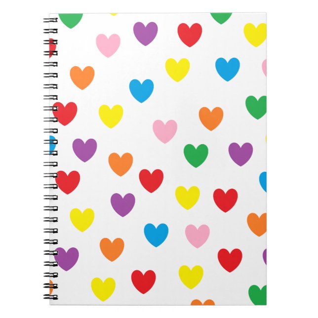 "Lloviendo cuaderno de los corazones" (Frente)