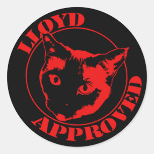 Lloyd aprobó a los pegatinas