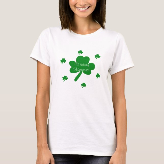 Llueve la camiseta de Shamrock (Anverso)
