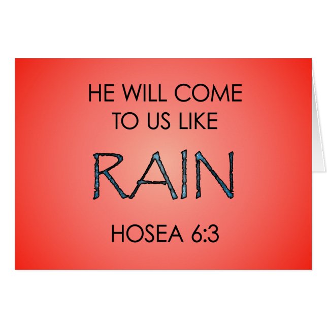 Lluvia (Anverso (Horizontal))