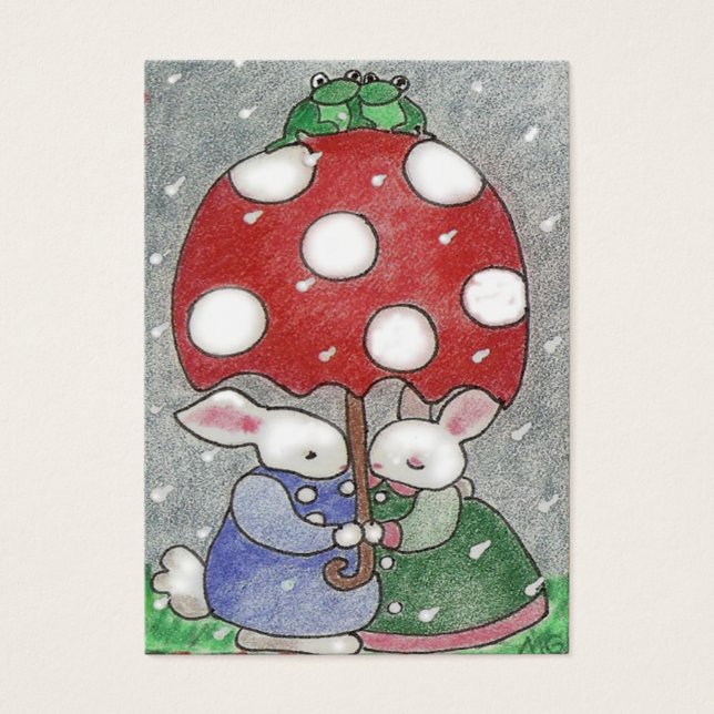 lluvia bunnies valentine (Frente)