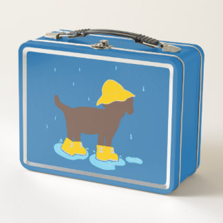 Lluvia Day Lunch Box con perro