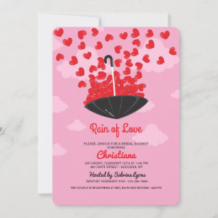 Lluvia de amor Invitación a la ducha