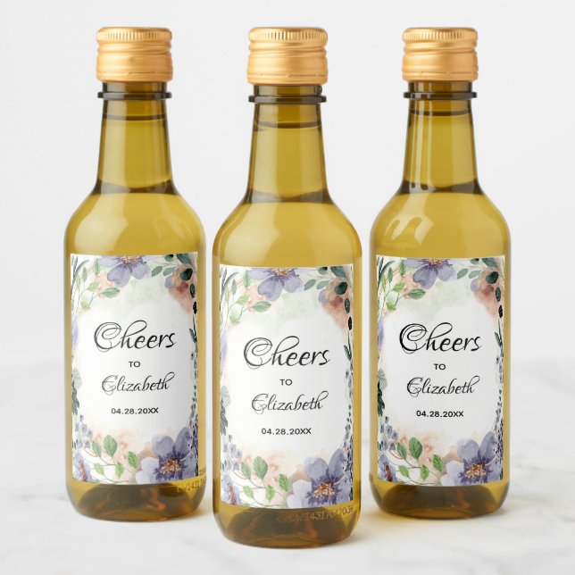 Lluvia de Boda Corona Floral Mini (Botellas)