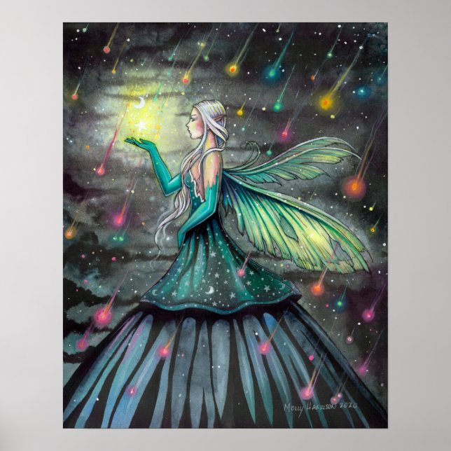 Lluvia de Estrellas Arte de Fantasía de Hadas por  (Frente)
