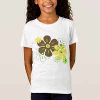 Lluvia de flores camisetas de Chica tropical