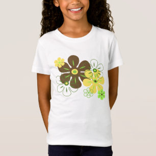 Lluvia de flores camisetas de Chica tropical