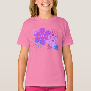 Lluvia de flores camisetas de Chica tropical
