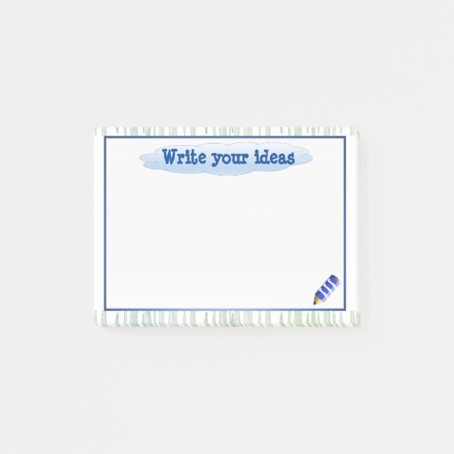 Lluvia de ideas estudiantiles y notas posteriores  (Anverso)