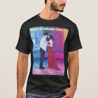 Lluvia de una camiseta de amor infinita