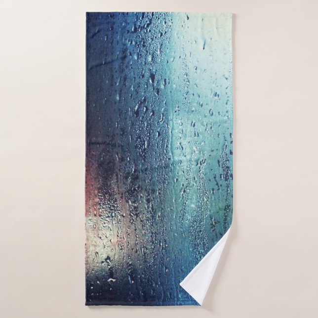 LLUVIA EN LA VENTANA (Toalla de baño)