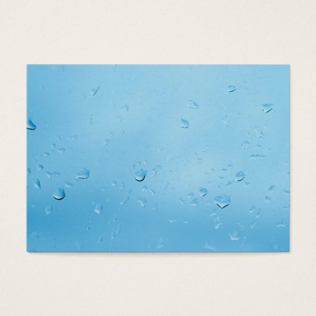 Lluvia gotas en el vaso de la ventana (Frente)