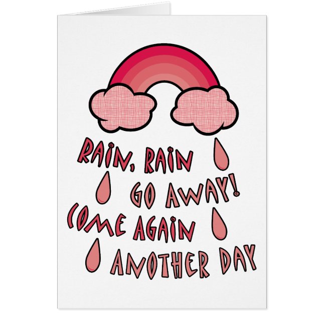 Lluvia Lluvia Lejos (Frente)