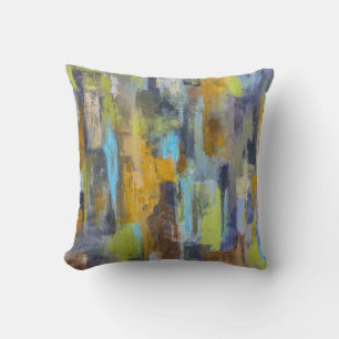 Lluvia otoñal 16 x 16 Cojín decorativo algodón