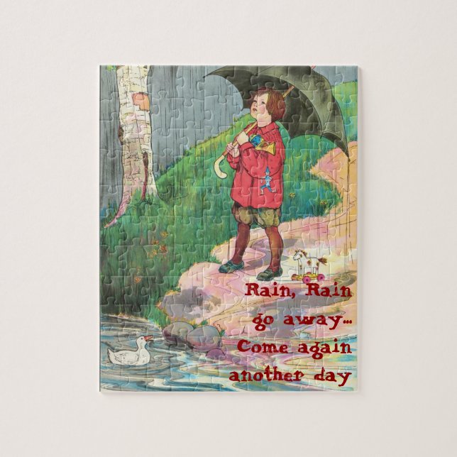 Lluvia, rompecabezas de la lluvia (Vertical)