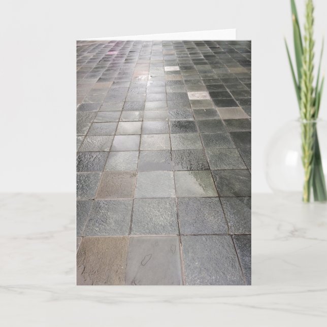 Lluvia, tarjeta (Anverso)