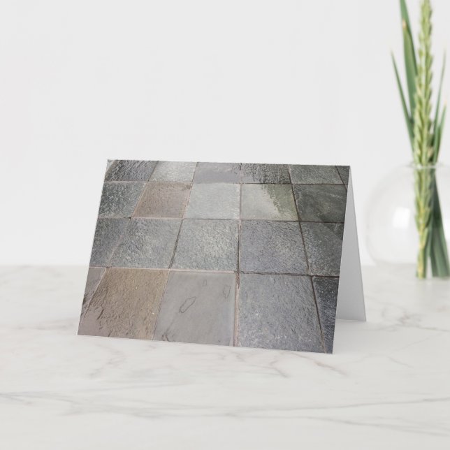 Lluvia, tarjeta (Anverso)