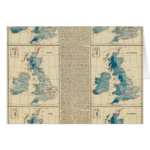 Lluvia, temperatura, Islas Británicas