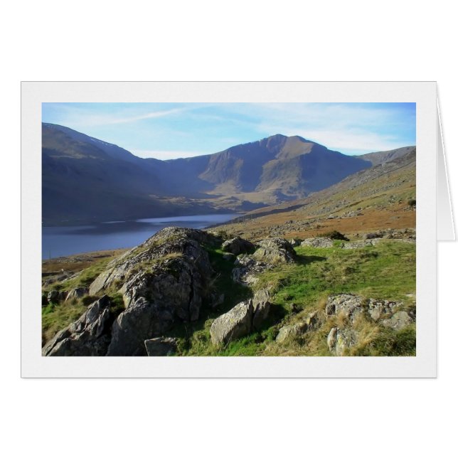 Llyn Ogwen y Y Garn de Afon Lloer (Anverso (Horizontal))