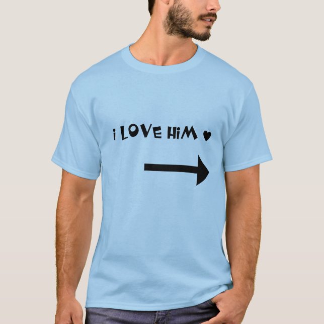 Lo amo - camisa de los pares (Anverso)