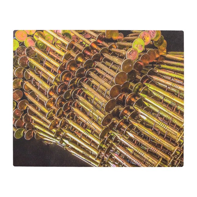 ¡Lo clavó! Impresión en metal (Anverso)