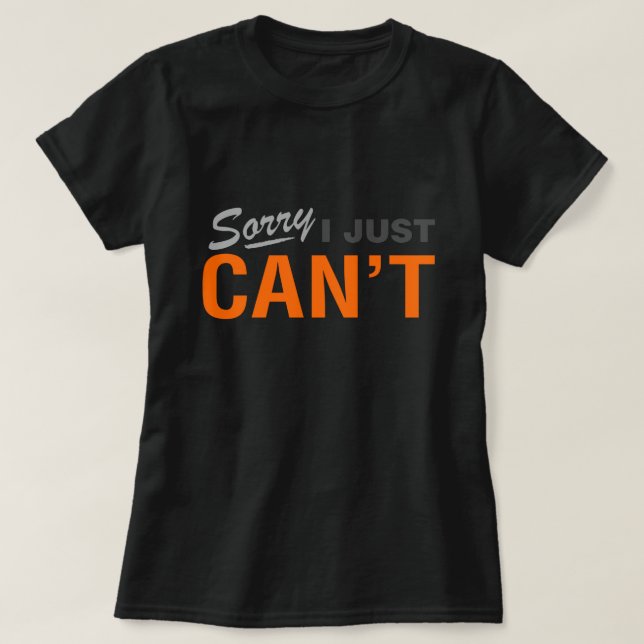 LO DISCULPA NO PUEDO CAMISETA (Diseño del anverso)
