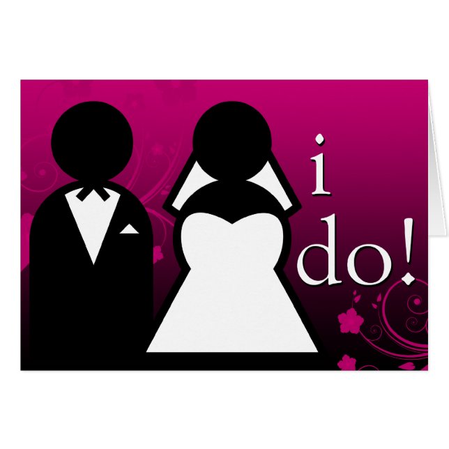 ¡lo hago! : novia y novio: (Anverso (Horizontal))