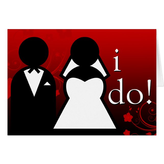 ¡lo hago! : novia y novio: (Anverso (Horizontal))