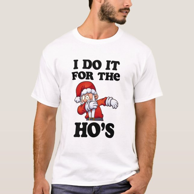 Lo hago para Ho la camisa Santa que frota la (Anverso)