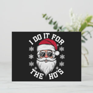 Lo Hago Por Las Camisetas Divertido Santa Navidad 