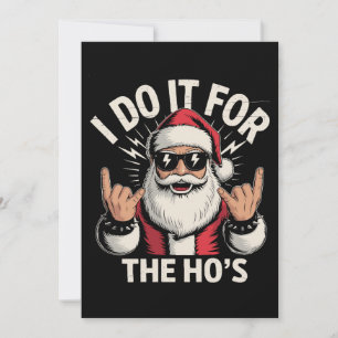 Lo Hago Por Las Chicas Divertido Santa Navidad Xma