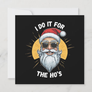 Lo hago por las tetas Santa navidad divertido